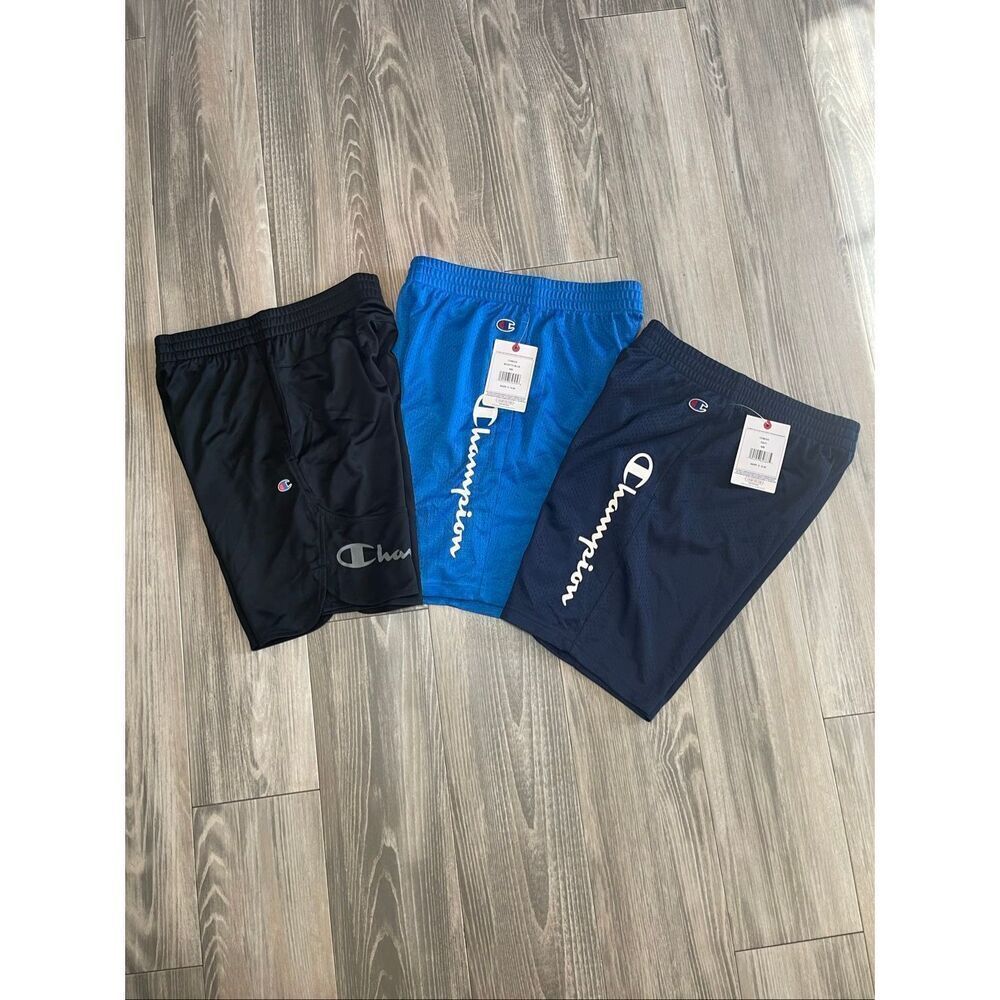 NWT Champion athletic shorts bundle of 3 boys Size M